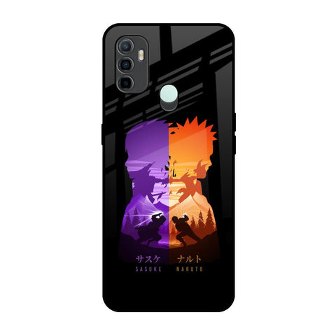Minimalist Anime Oppo A33 Glass Back Cover Online