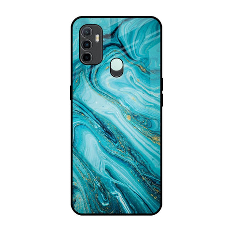 Ocean Marble Oppo A33 Glass Back Cover Online
