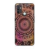 Floral Mandala Oppo A33 Glass Back Cover Online
