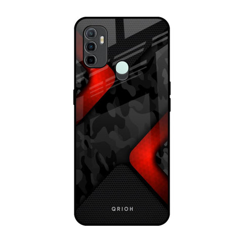 Modern Camo Abstract Oppo A33 Glass Back Cover Online