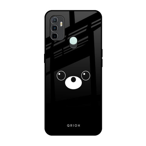 Cute Bear Oppo A33 Glass Back Cover Online