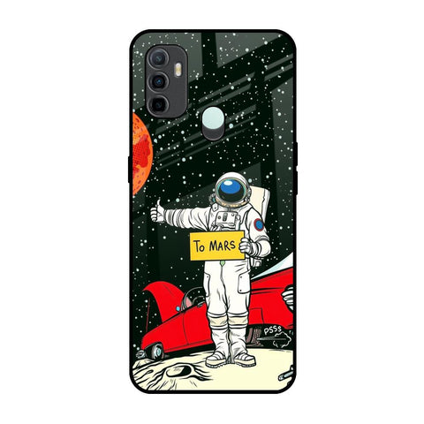 Astronaut on Mars Oppo A33 Glass Back Cover Online