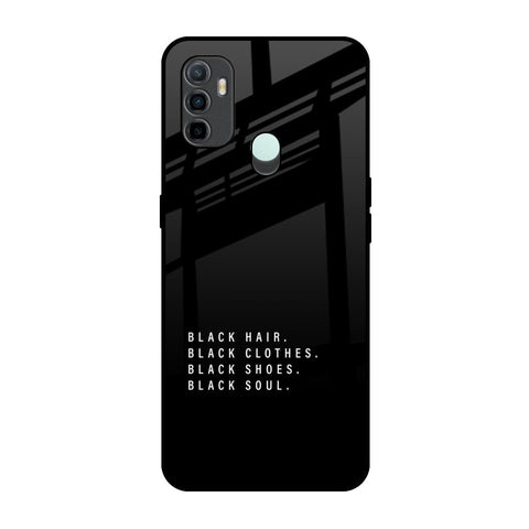 Black Soul Oppo A33 Glass Back Cover Online