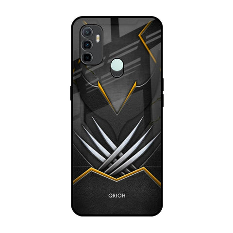 Black Warrior Oppo A33 Glass Back Cover Online