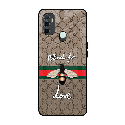 Blind For Love Oppo A33 Glass Back Cover Online