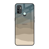 Abstract Mountain Pattern Oppo A33 Glass Back Cover Online