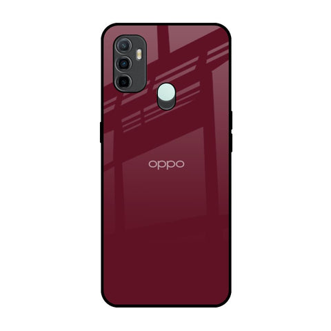 Classic Burgundy Oppo A33 Glass Back Cover Online