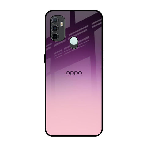 Purple Gradient Oppo A33 Glass Back Cover Online