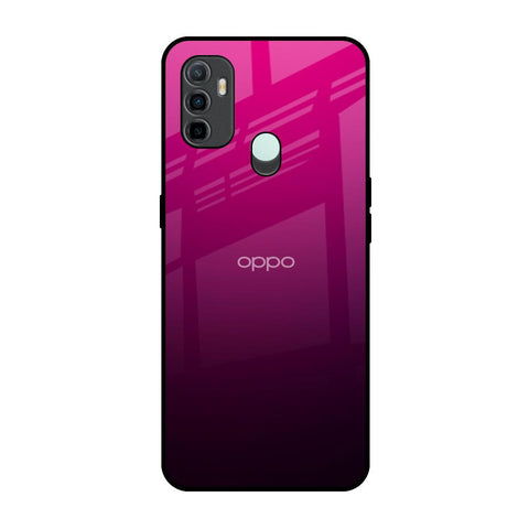 Purple Ombre Pattern Oppo A33 Glass Back Cover Online