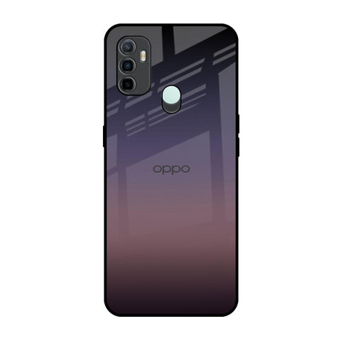 Grey Ombre Oppo A33 Glass Back Cover Online