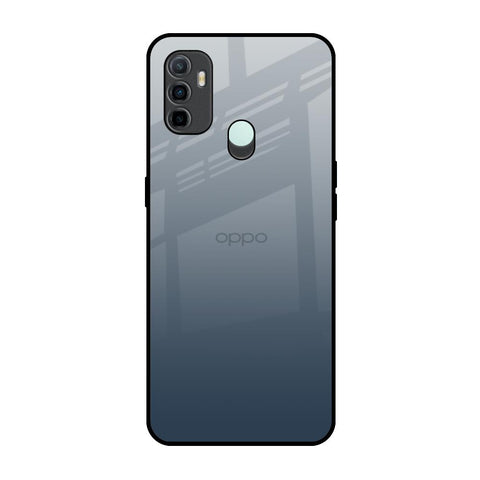 Smokey Grey Color Oppo A33 Glass Back Cover Online