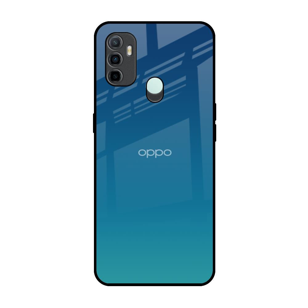 Celestial Blue Oppo A33 Glass Back Cover Online