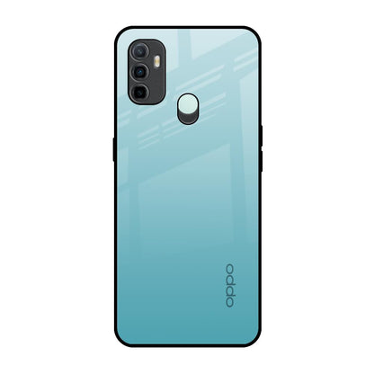 Arctic Blue Oppo A33 Glass Back Cover Online