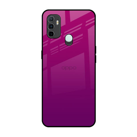 Magenta Gradient Oppo A33 Glass Back Cover Online