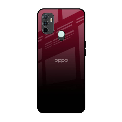 Wine Red Oppo A33 Glass Back Cover Online