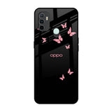 Fly Butterfly Oppo A33 Glass Back Cover Online