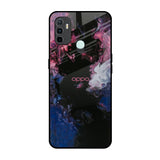 Smudge Brush Oppo A33 Glass Back Cover Online