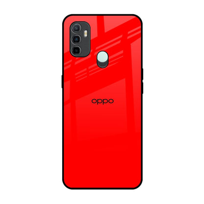 Blood Red Oppo A33 Glass Back Cover Online