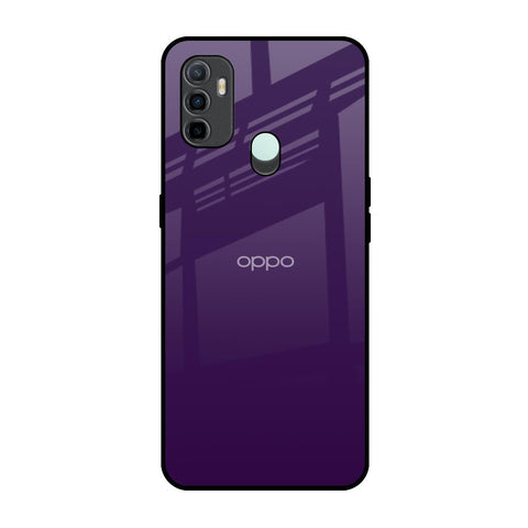 Dark Purple Oppo A33 Glass Back Cover Online