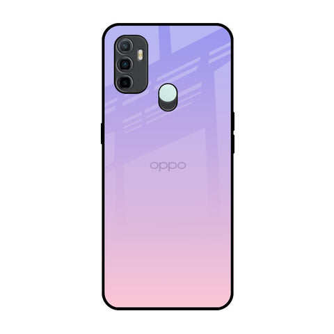 Lavender Gradient Oppo A33 Glass Back Cover Online