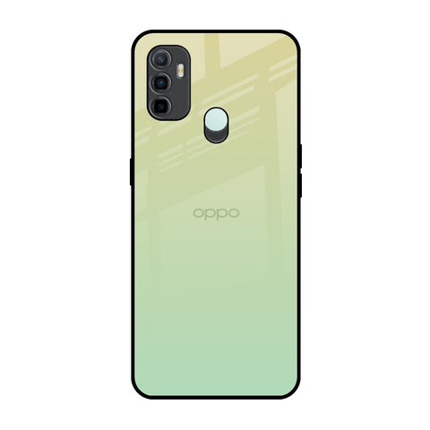 Mint Green Gradient Oppo A33 Glass Back Cover Online