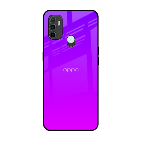 Purple Pink Oppo A33 Glass Back Cover Online