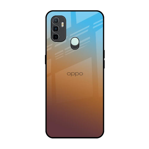 Rich Brown Oppo A33 Glass Back Cover Online