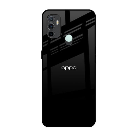 Jet Black Oppo A33 Glass Back Cover Online