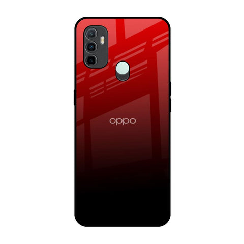 Maroon Faded Oppo A33 Glass Back Cover Online