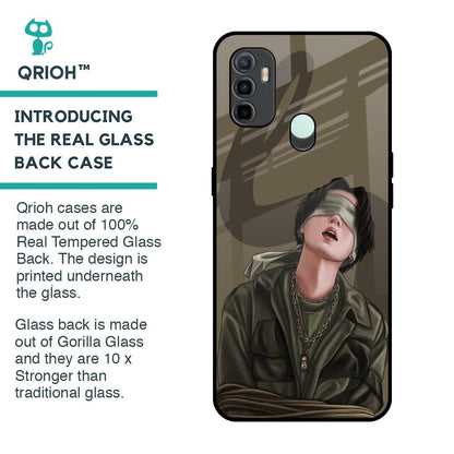 Blind Fold Glass Case for Oppo A33
