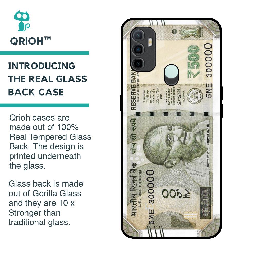 Cash Mantra Glass Case for Oppo A33