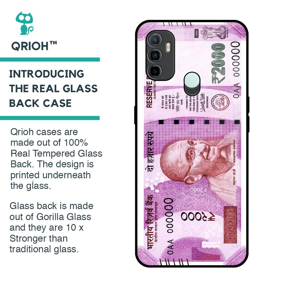 Stock Out Currency Glass Case for Oppo A33