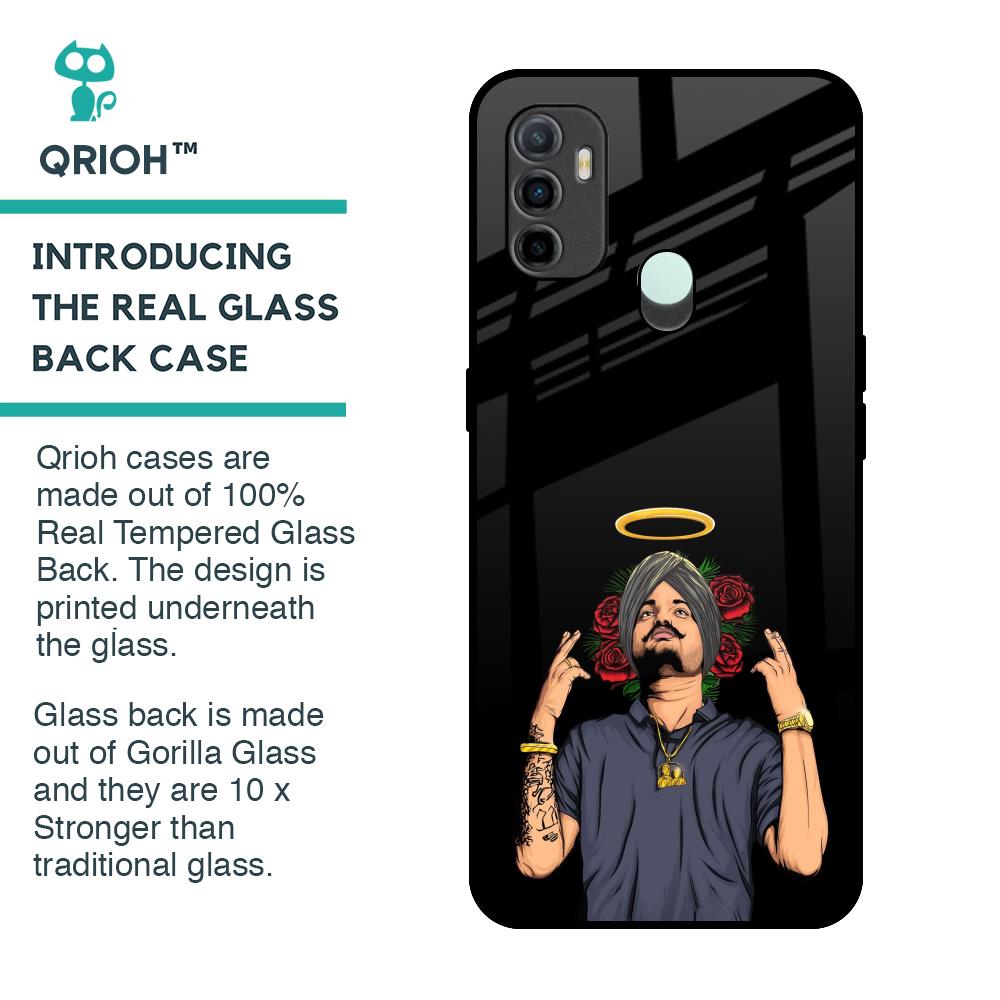 Punjabi Singer Poster Glass Case for Oppo A33