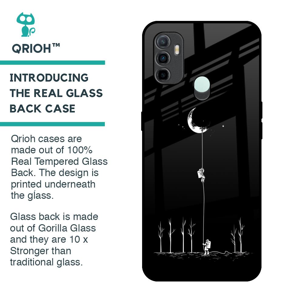 Catch the Moon Glass Case for Oppo A33