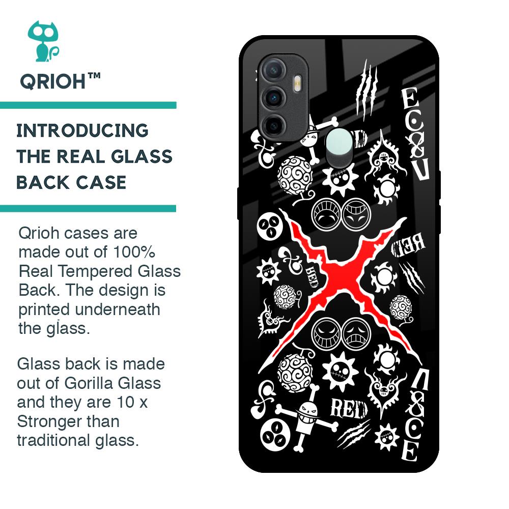 Red Zone Glass Case for Oppo A33