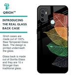 Colorful Leaves Glass Case for Oppo A33