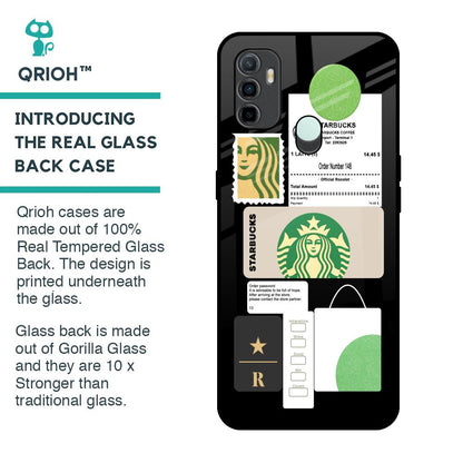 Coffee Latte Glass Case for Oppo A33