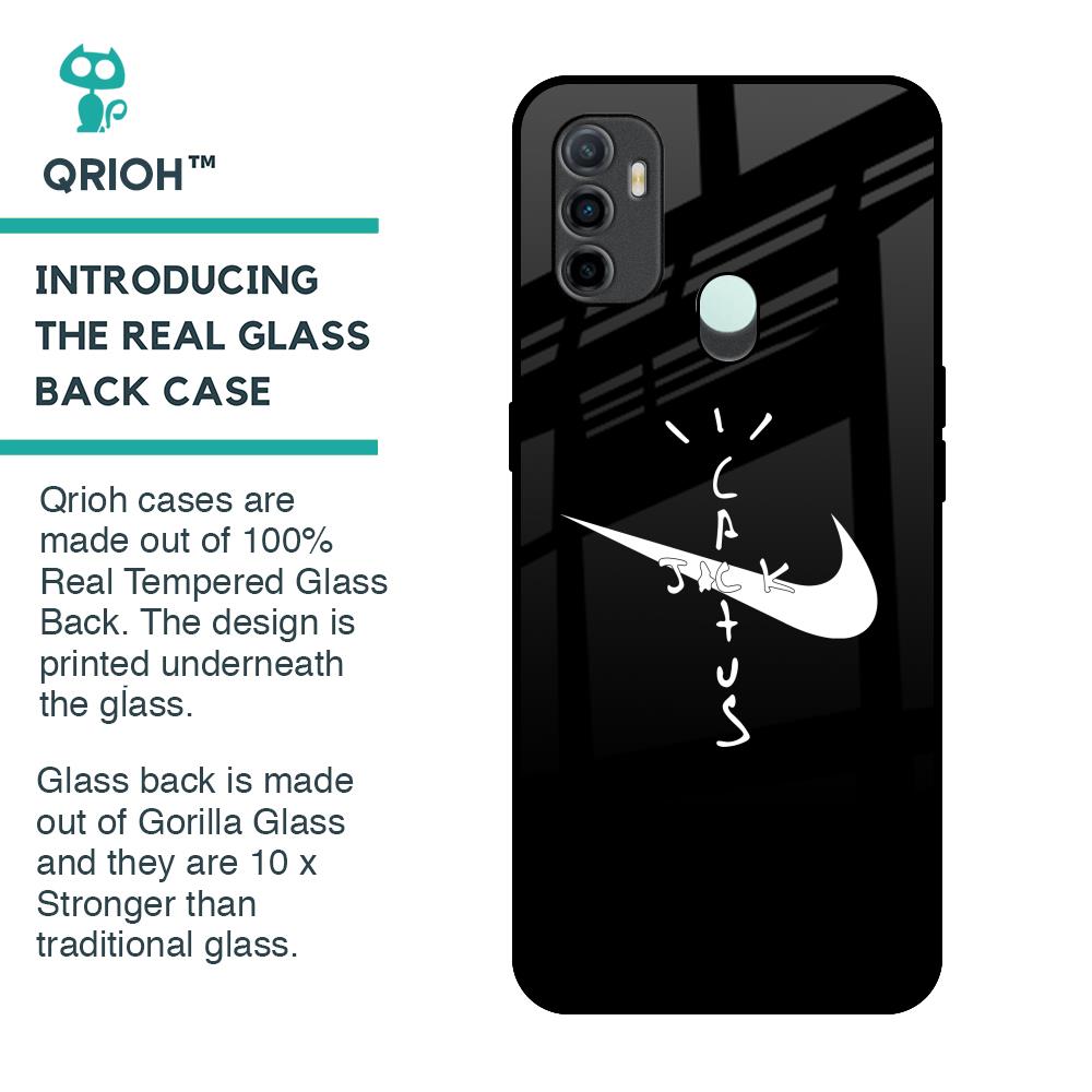 Jack Cactus Glass Case for Oppo A33