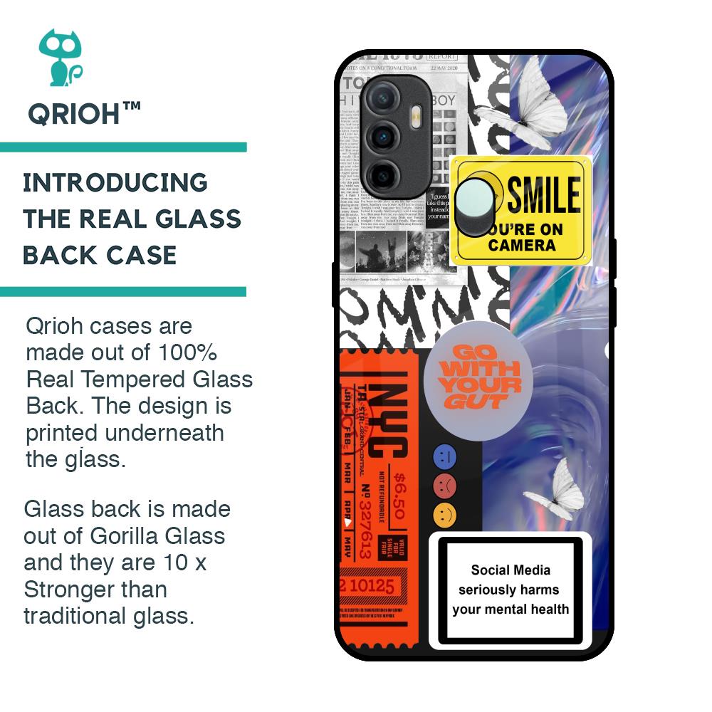 Smile for Camera Glass Case for Oppo A33