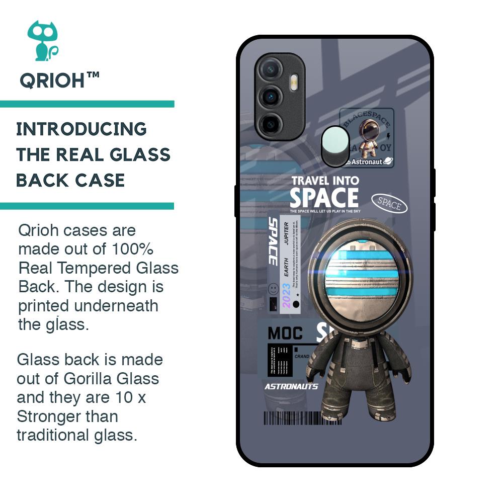 Space Travel Glass Case for Oppo A33