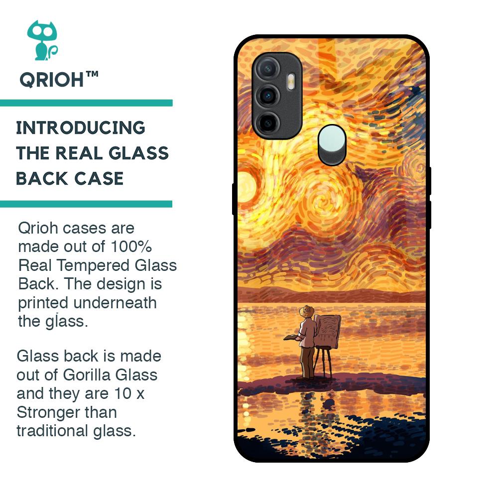 Sunset Vincent Glass Case for Oppo A33