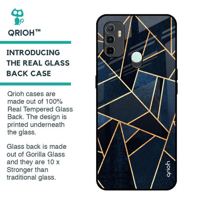 Abstract Tiles Glass Case for Oppo A33