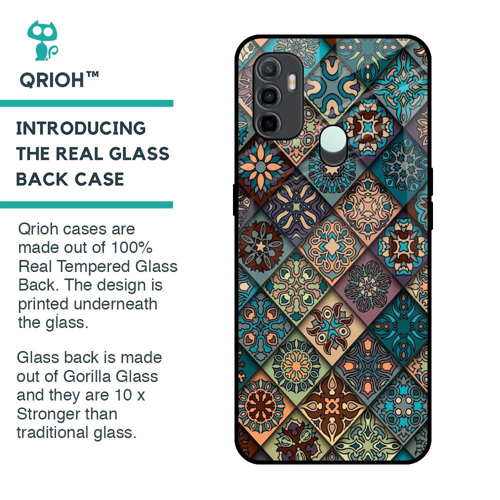 Retro Art Glass Case for Oppo A33
