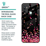 Heart Rain Fall Glass Case For Oppo A33