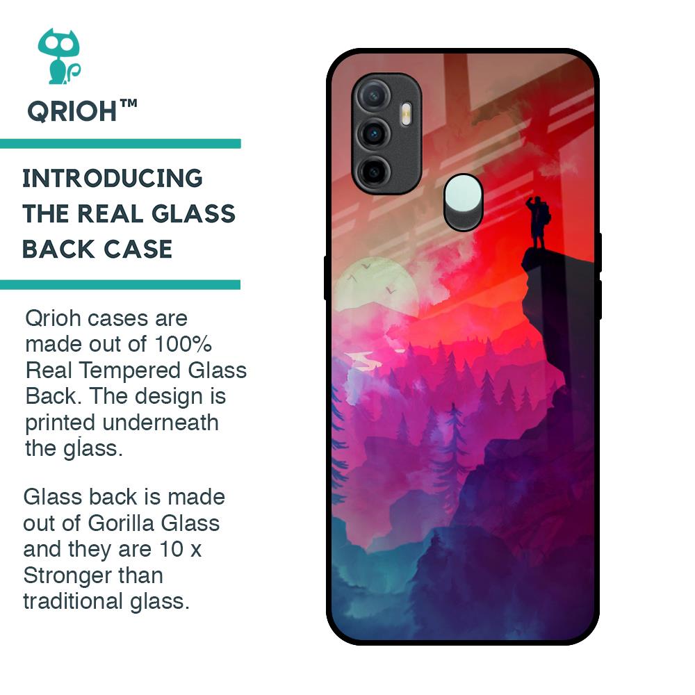 Dream So High Glass Case For Oppo A33