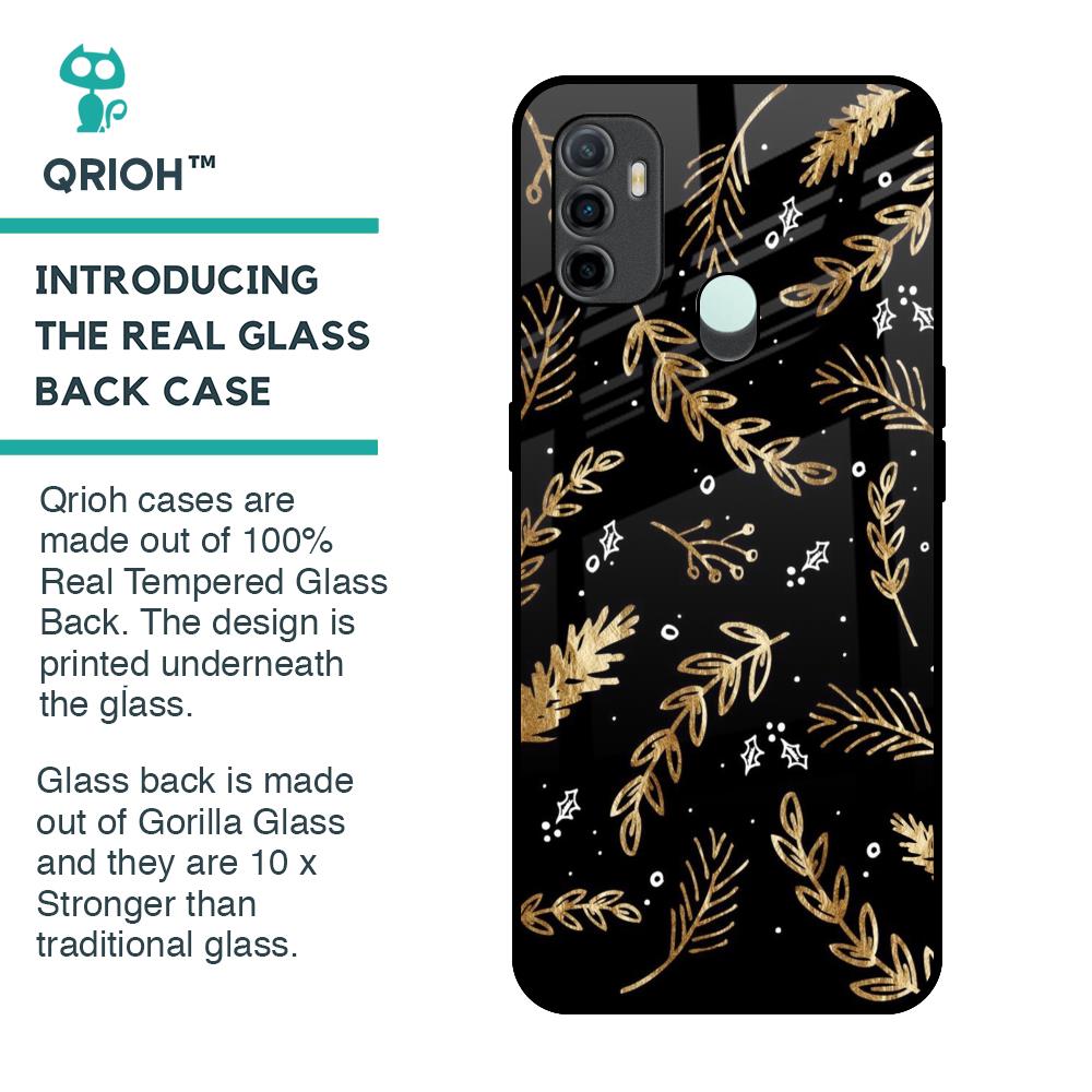 Autumn Leaves Glass Case for Oppo A33