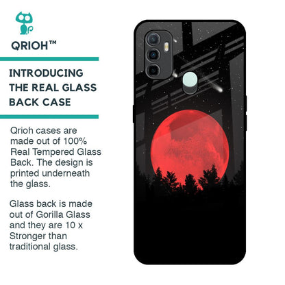 Moonlight Aesthetic Glass Case For Oppo A33