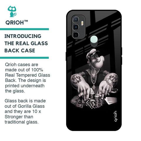 Gambling Problem Glass Case For Oppo A33