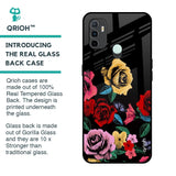 Floral Decorative Glass Case For Oppo A33