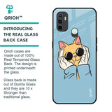 Adorable Cute Kitty Glass Case For Oppo A33